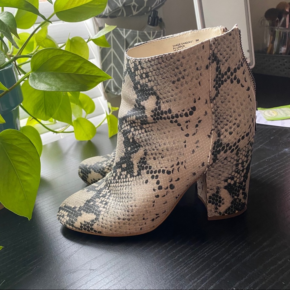 Steve Madden Snake skin Booties
